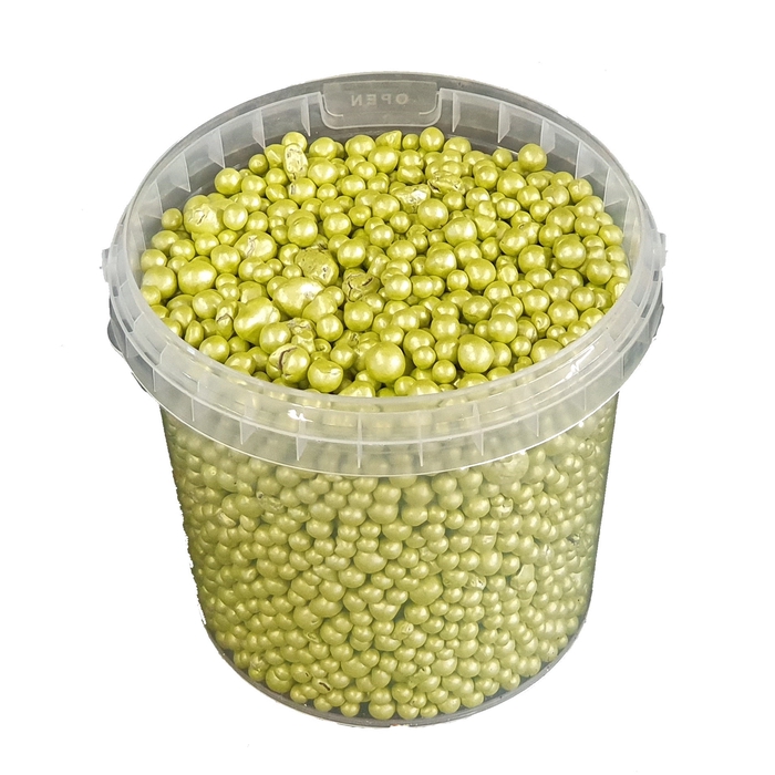 <h4>Terracotta pearls 1 ltr bucket green</h4>