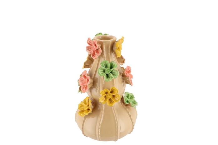 Flower Sand Vase Bubbels 14x22cm