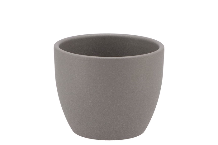 Céramique Pot Gris 8cm